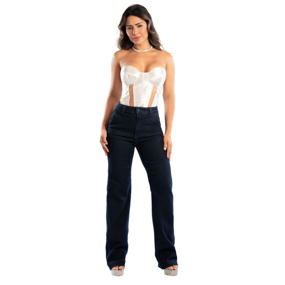 Calça F Wide Leg Cint. Alta