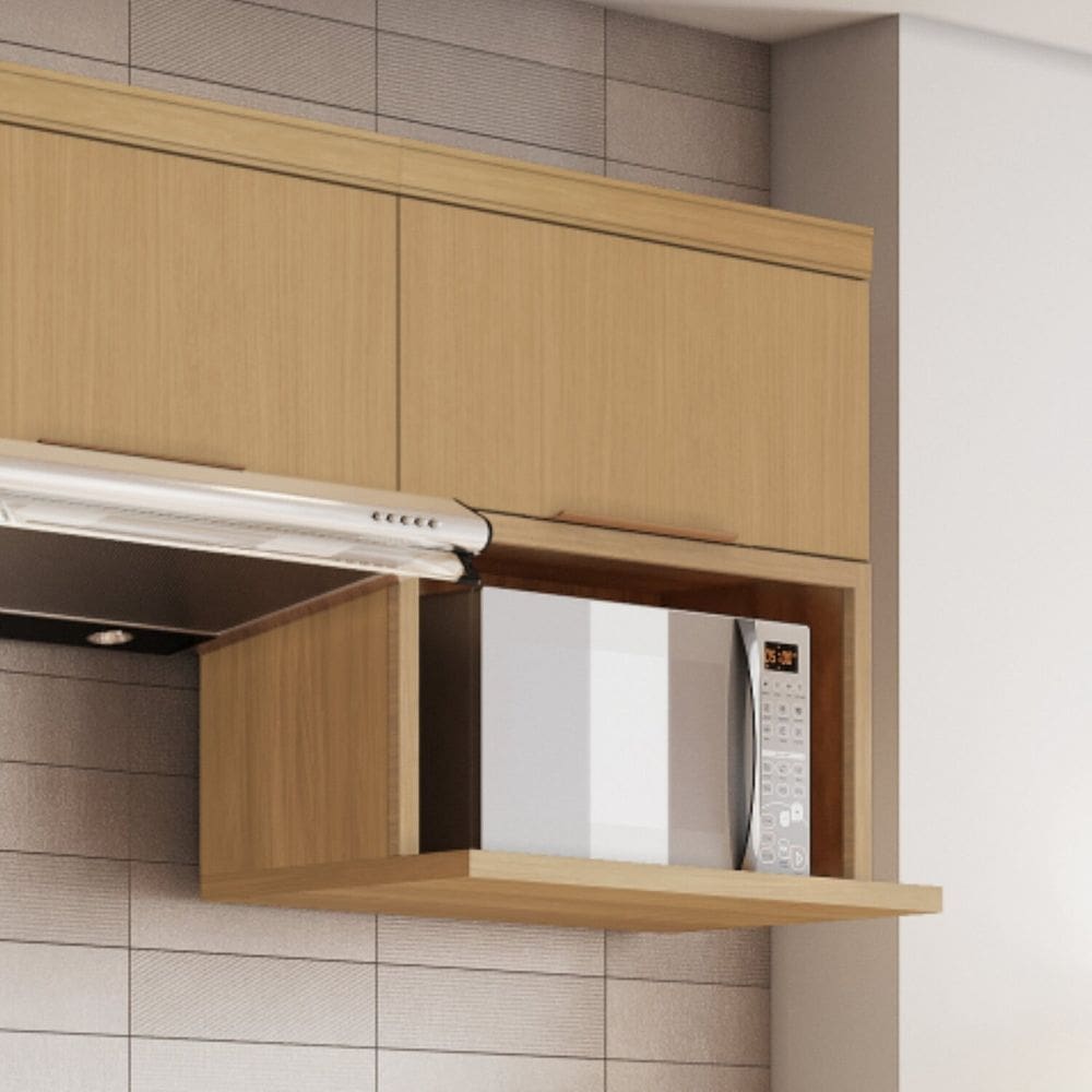 Armário Aéreo 1 Porta Marquesa 100% Mdf Marrom