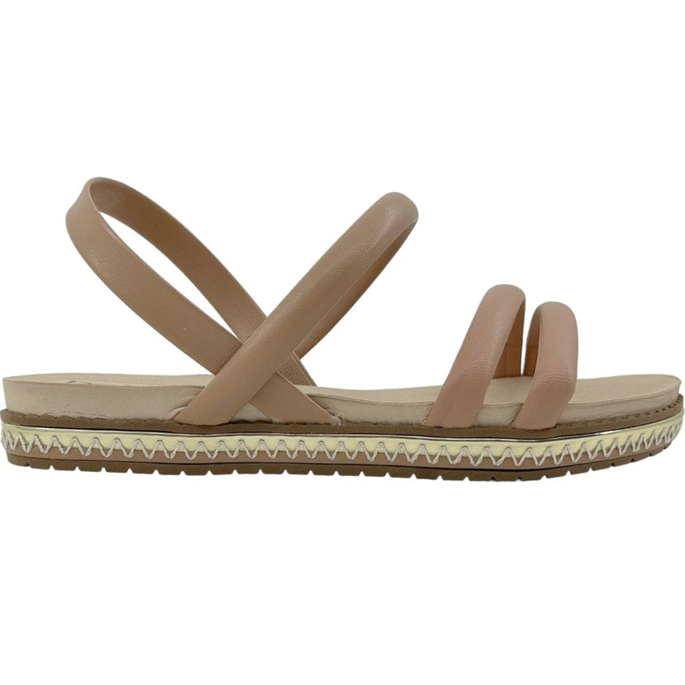 Sandália Feminina Papete Casual Dia a Dia Conforto com Strass Beira Rio 8321.1546