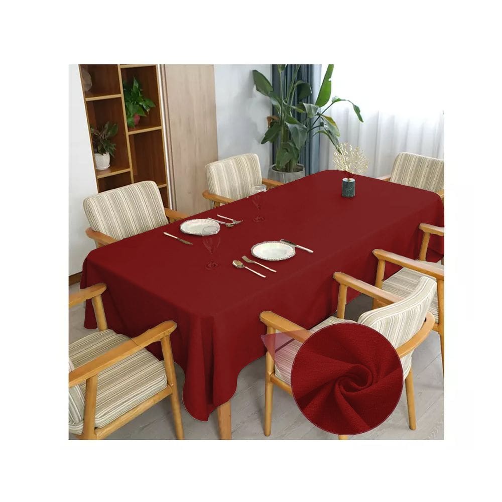 Toalha de mesa 10 Lugares Retangular Rústico 3,00m Bordo