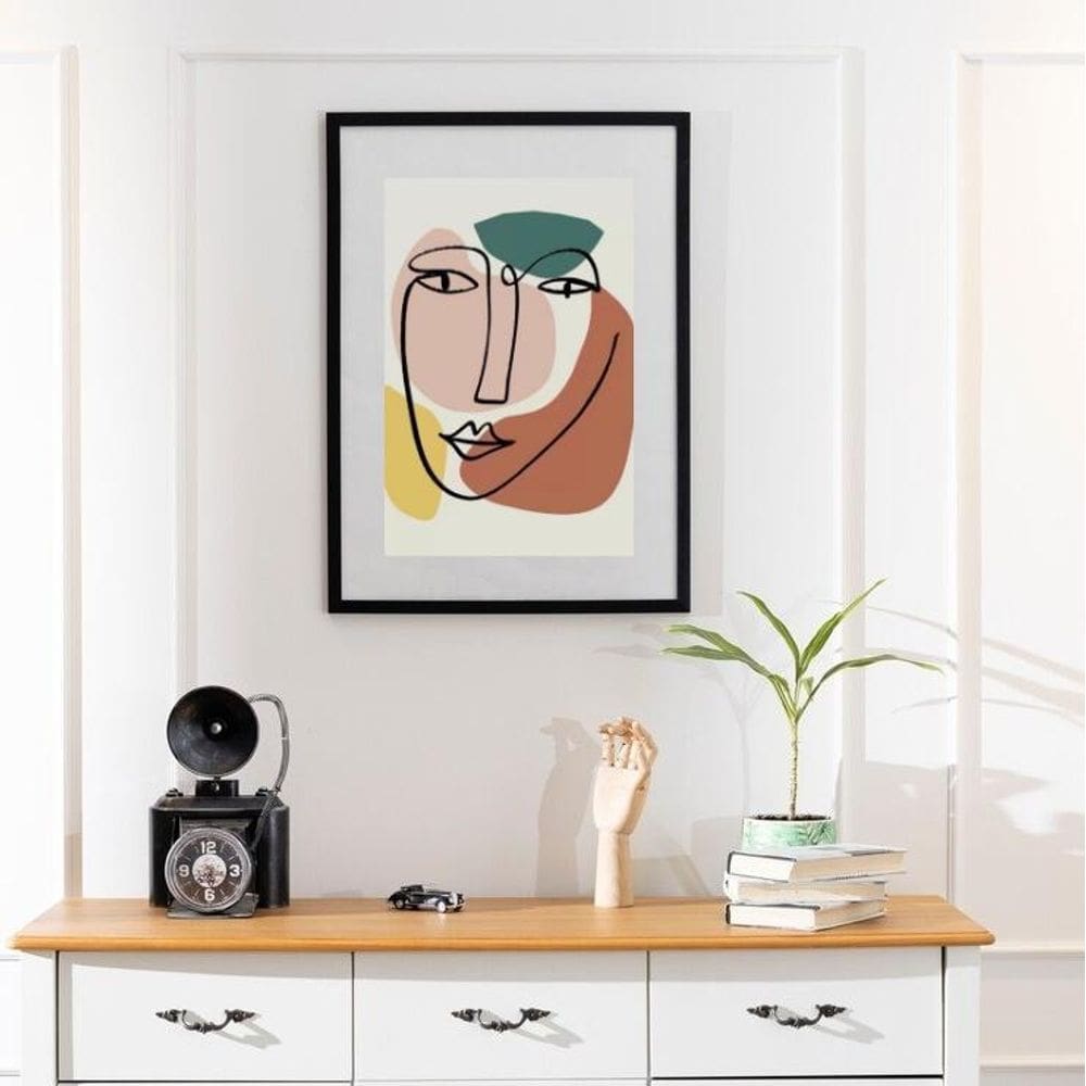 Quadro Decoração Moderna - 60X48Cm