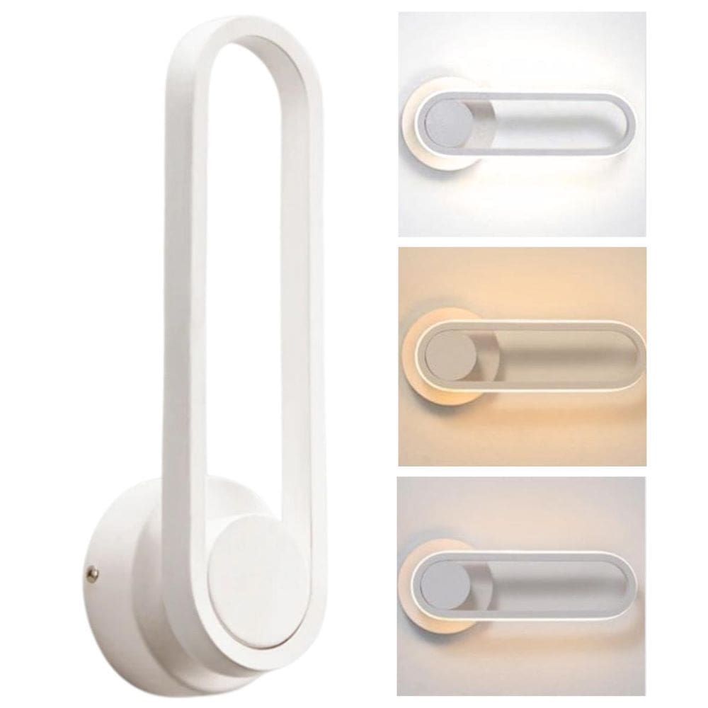 Luminária Arandela Led 32Cm Parede Minimalista Giratória