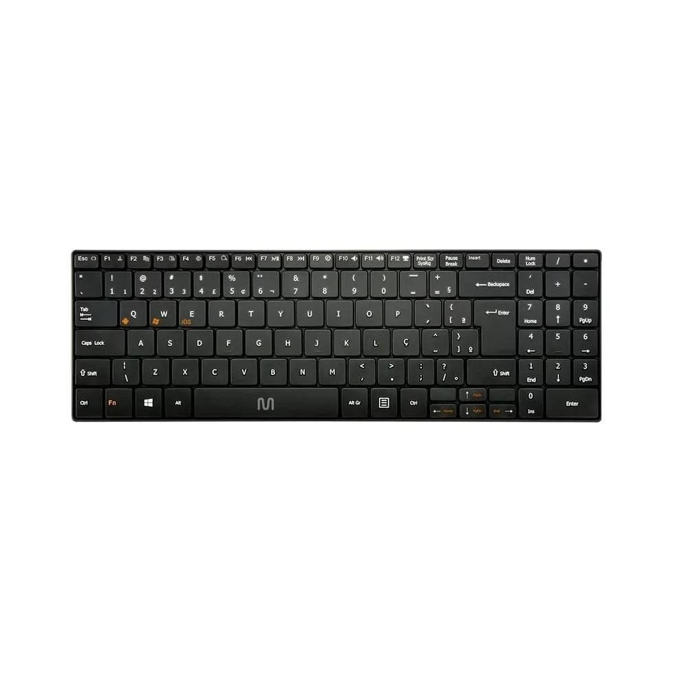 Teclado sem Fio TS300 Bluetooth Compacto TC220 Preto, ABNT2