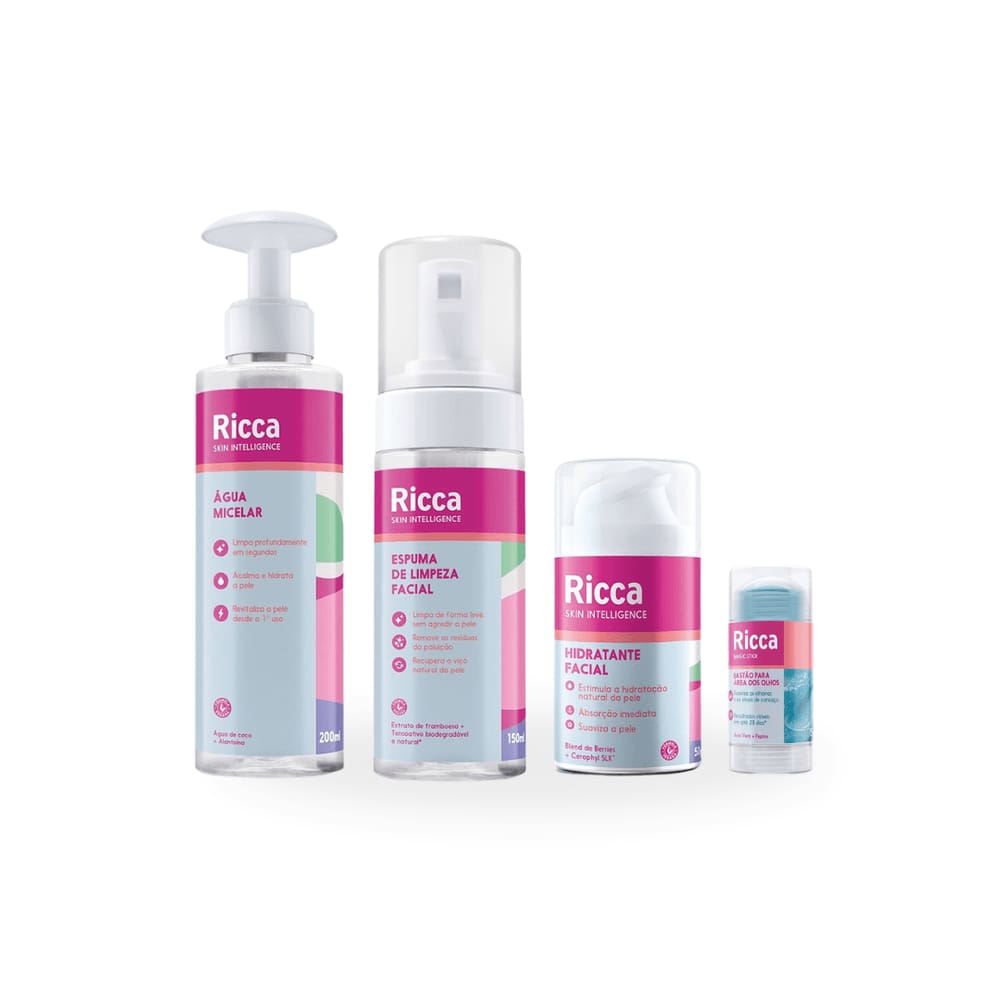 Kit Cuidados Faciais - Skin Intelligence Basic Ricca