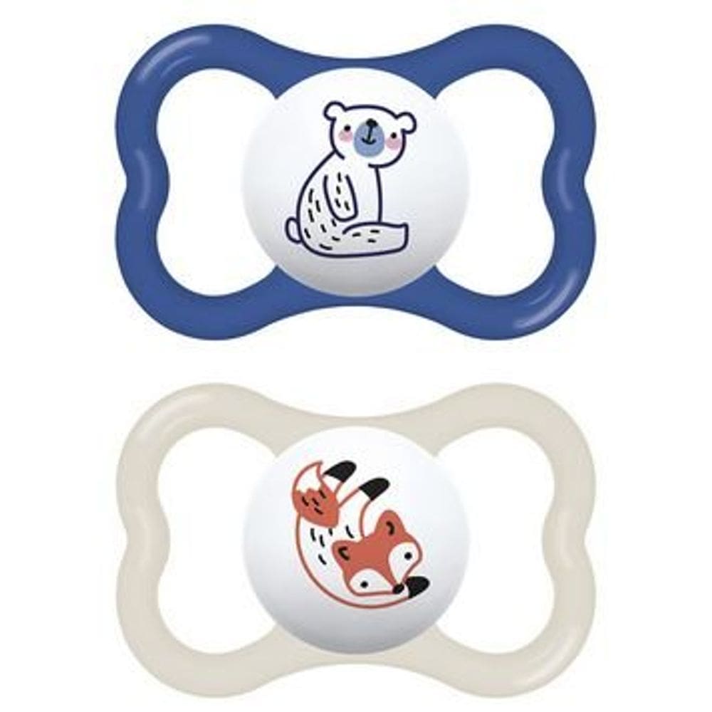 Chupeta Supreme - 6+ meses Azul - Embalagem Dupla - MAM