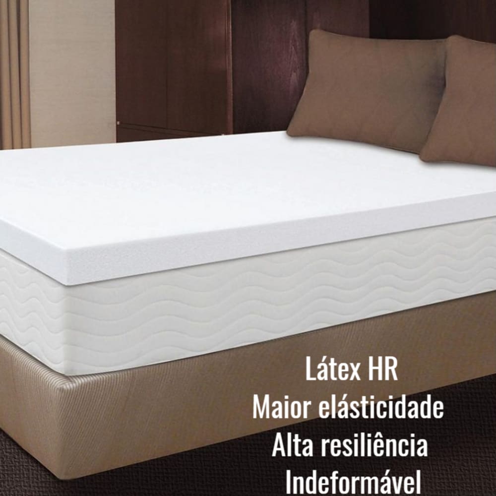 Pillow Top Látex Hr Foam King 1,93X2,03X0,05m - Aumar