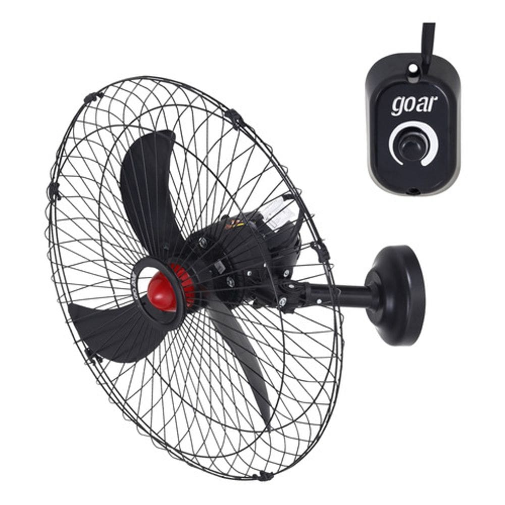 Ventilador De Parede 70cm 270w Bivolt Black - Goar