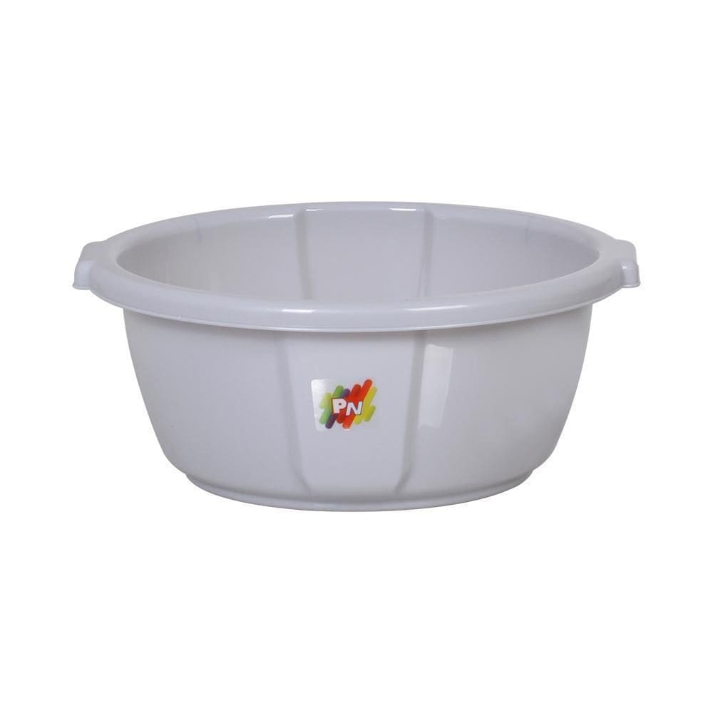 Kit Bacia Redonda Plastica Reforçada Cozinha Lavanderia Pmg