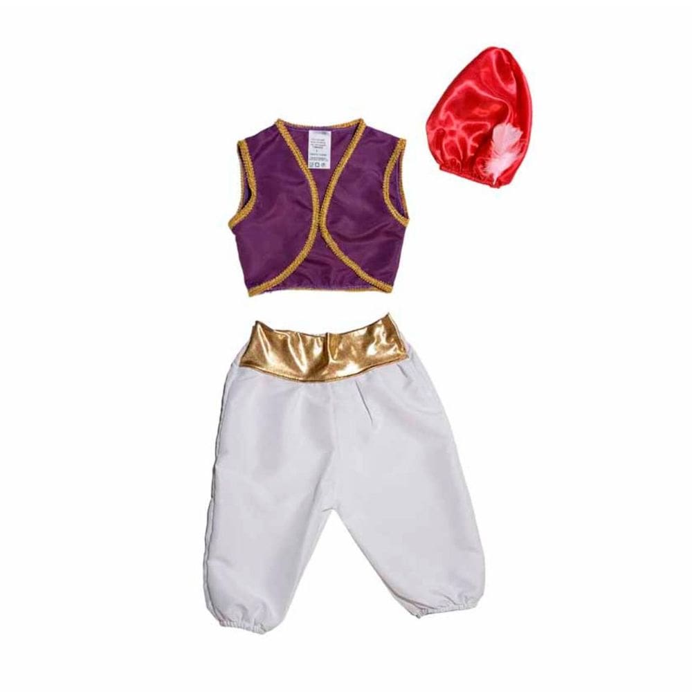 Fantasia Alladin Luxo Infantil Completo Príncipe Místico Sheik Festa Árabe Cosplay Aniversário Carnaval Dia das Crianças