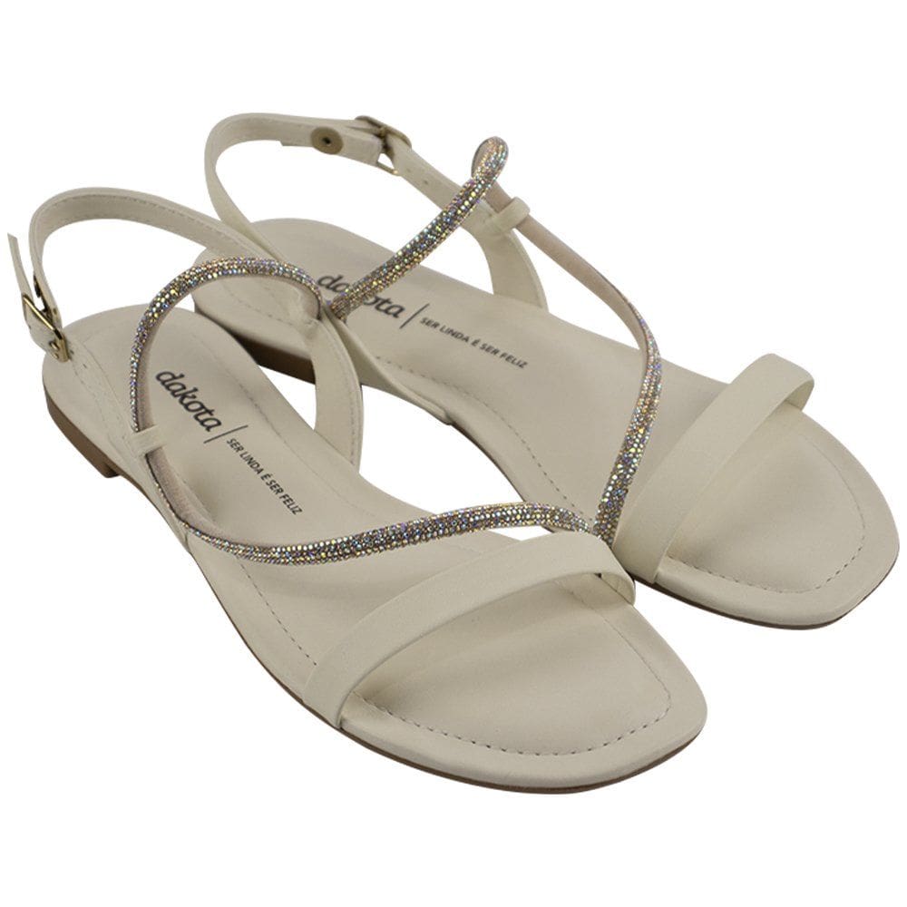 Sandália Dakota Cream Rives Feminina
