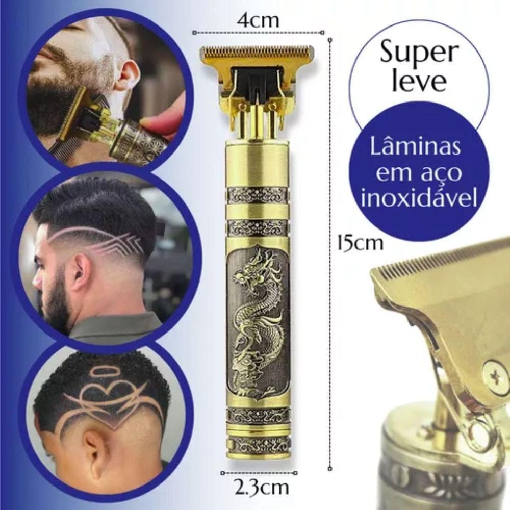 Máquina Dragão De Barba E Cabelo