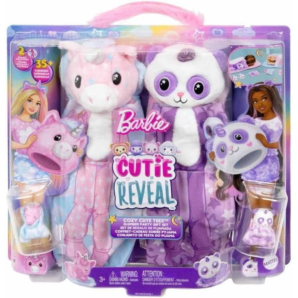 Conjunto Barbie Cutie Reveal Festa Do Pijama - Mattel Hry15