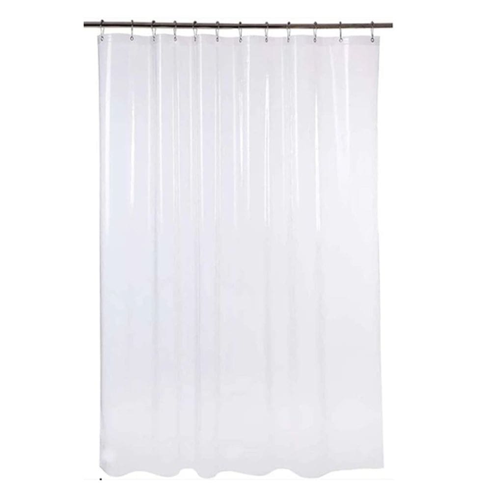 2 Cortina Box Banheiro PVC Transparente Antimofo Ilhós 2,30m