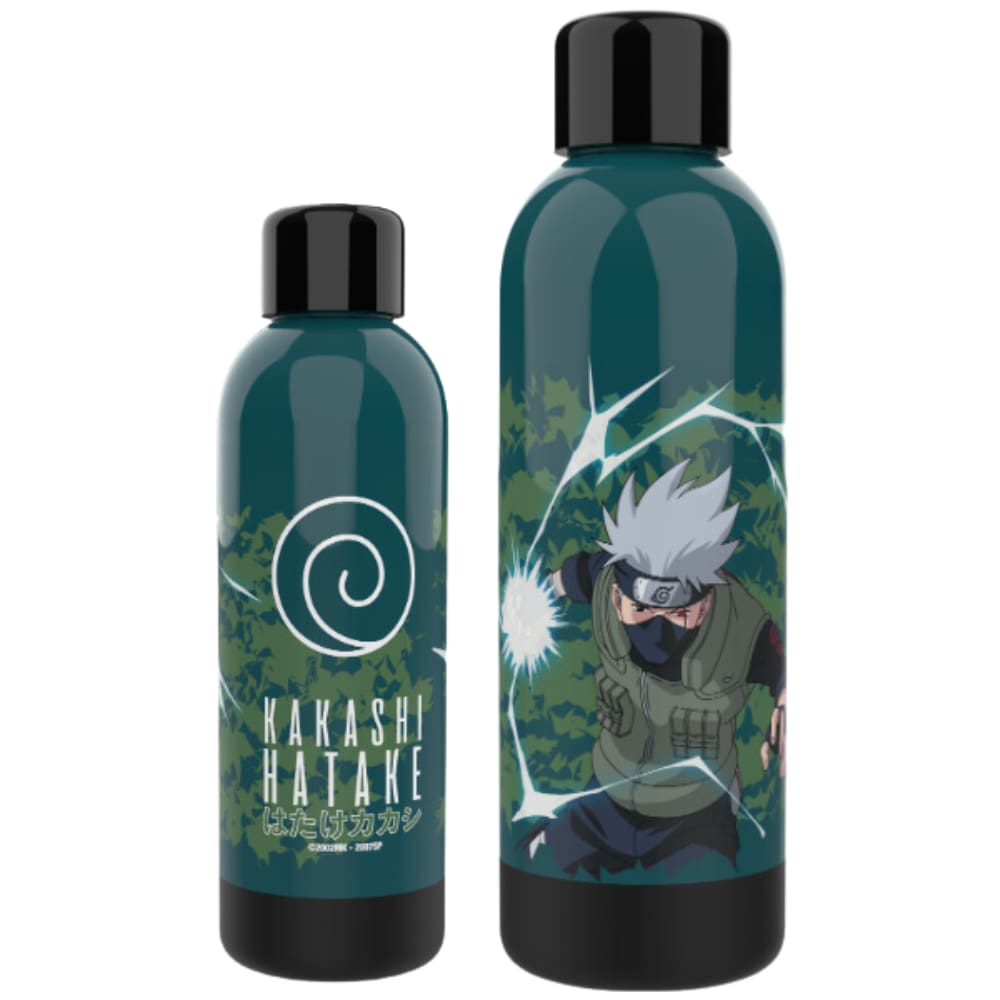 Garrafa Kakashi Hatake Térmica 8Horas Quente Gelada Oficial Naruto
