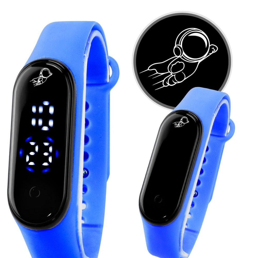 Relógio Digital Prova D`agua Pulseira Silicone Ajustável - Orizom Kids