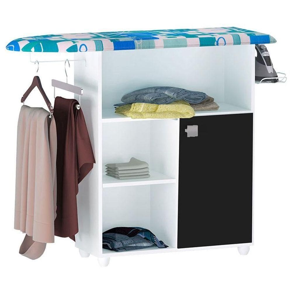 Tabua De Passar Roupas Mariana Branco Preto - Ajl
