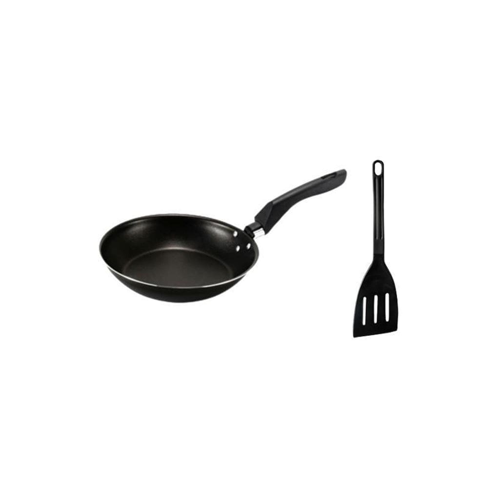 Frigideira Francesa Antiaderente Teflon 24 Cm Cor Preta