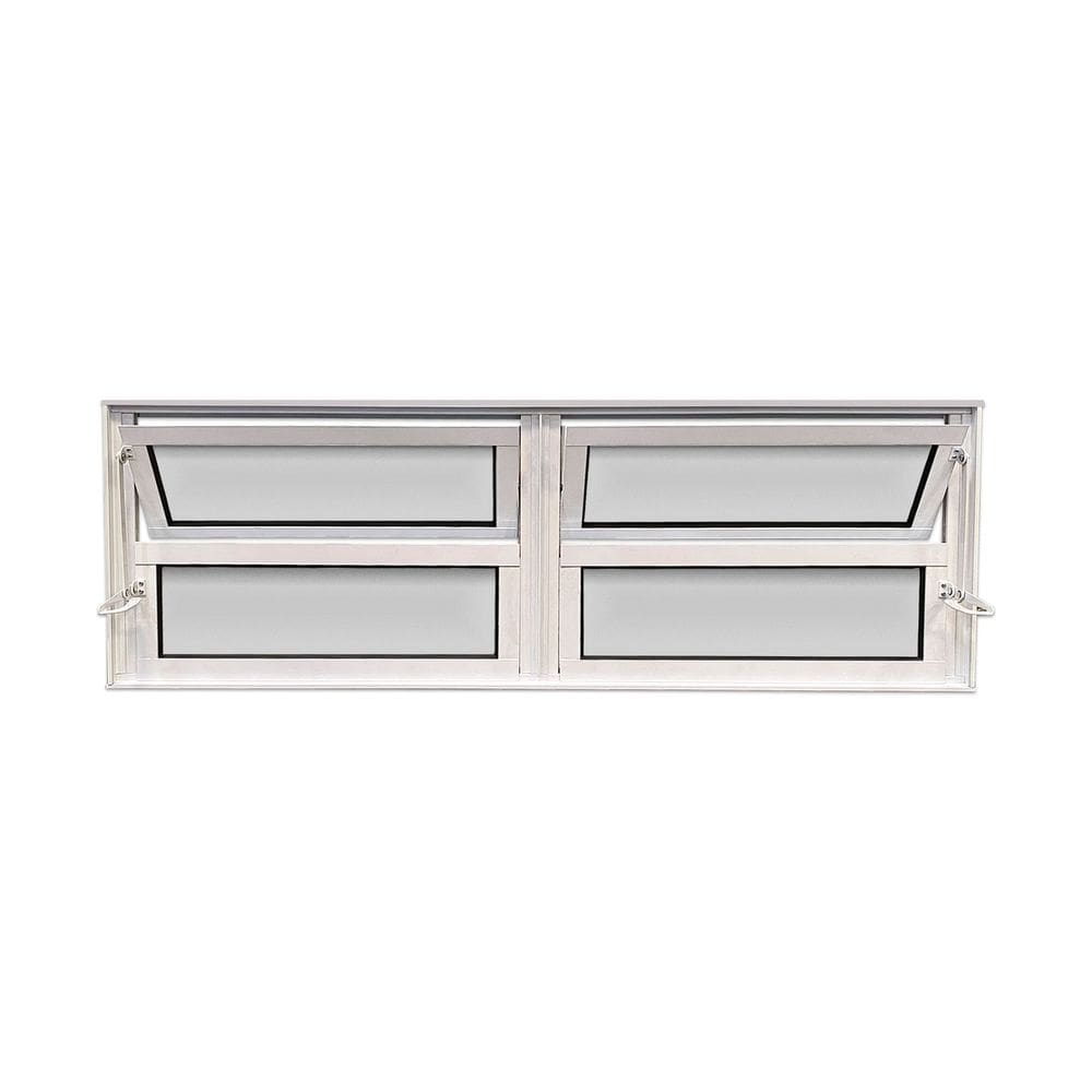 Vitro Basculante 2 Seções Branco 40x120 Linha 25 Jade
