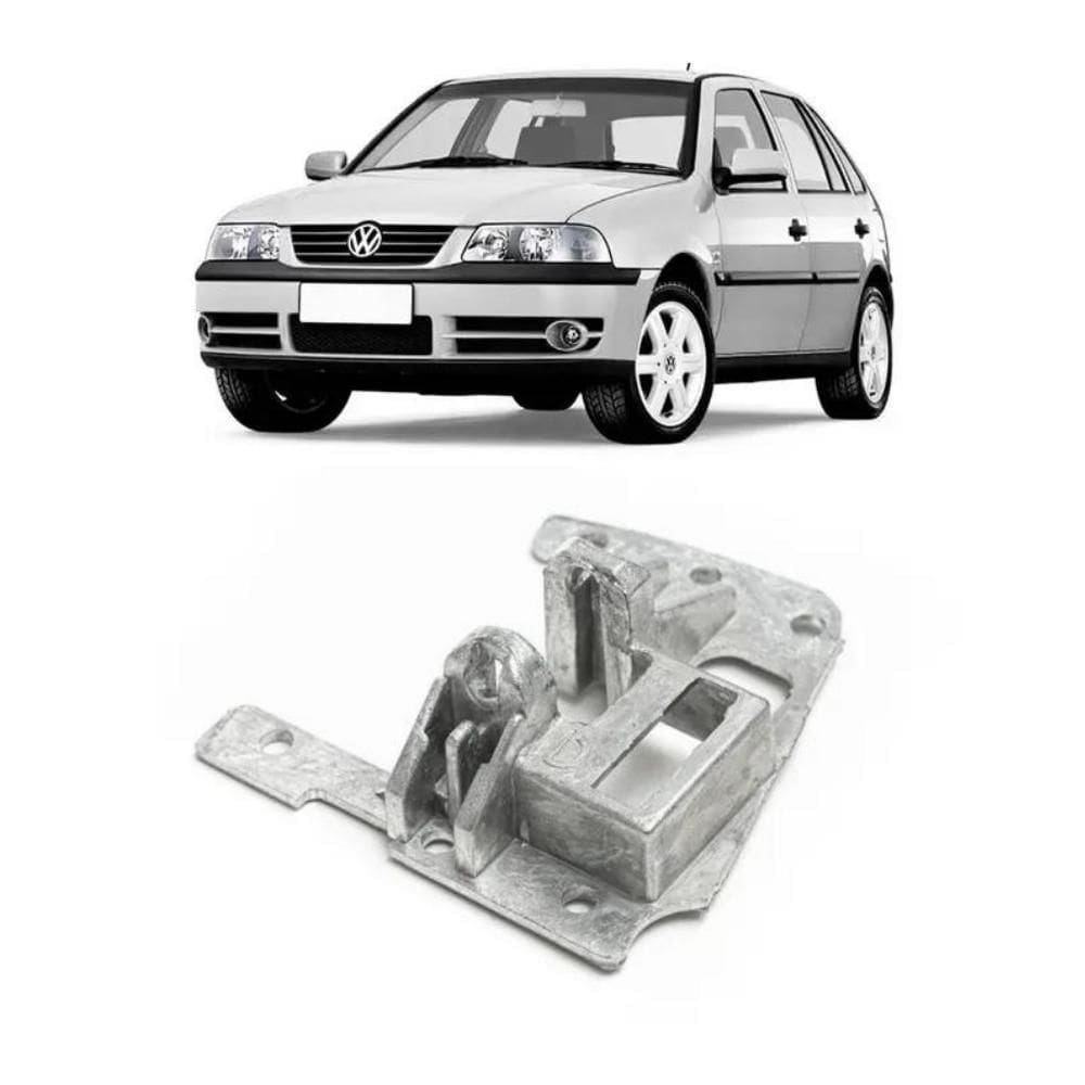 Suporte Maçaneta Interna Porta Gol G3 2005 Ferro Esquerdo [F103]
