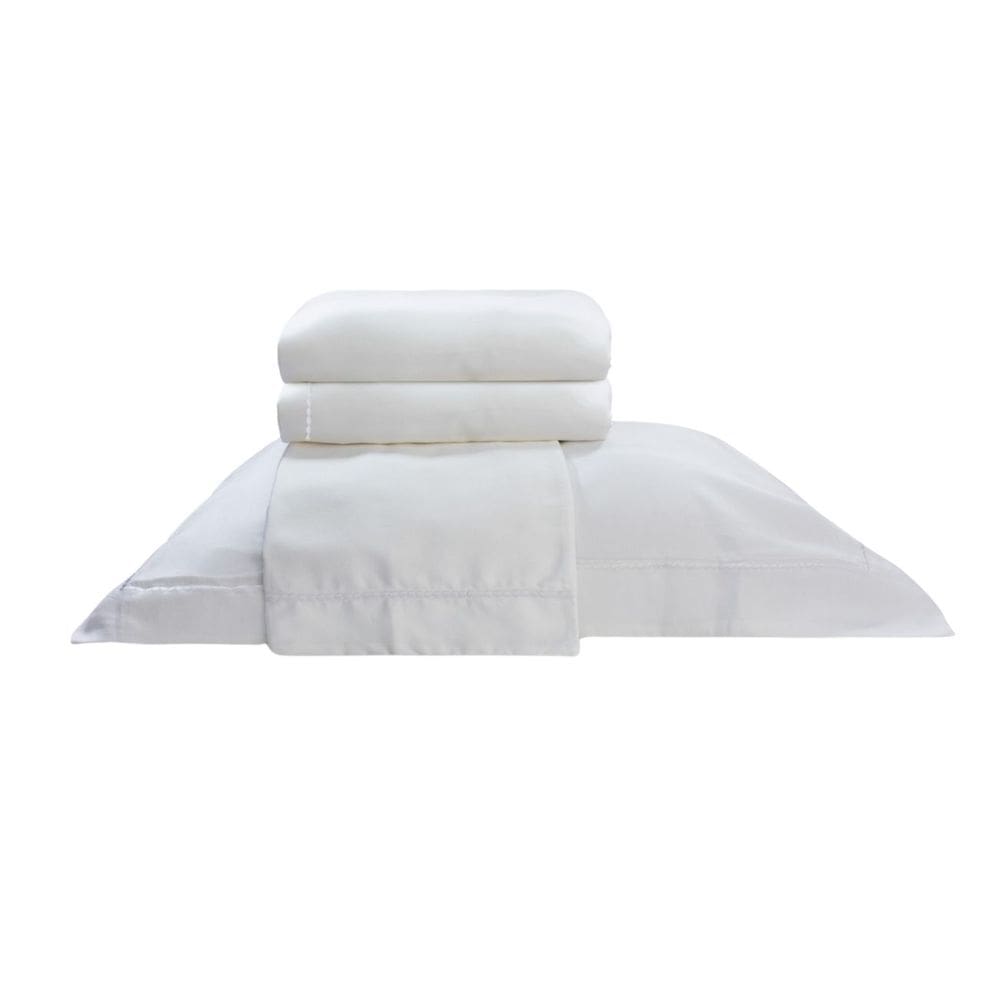 Jogo de Cama Solteiro Bordado 300F Neo Elements 3Pç 100%Alg