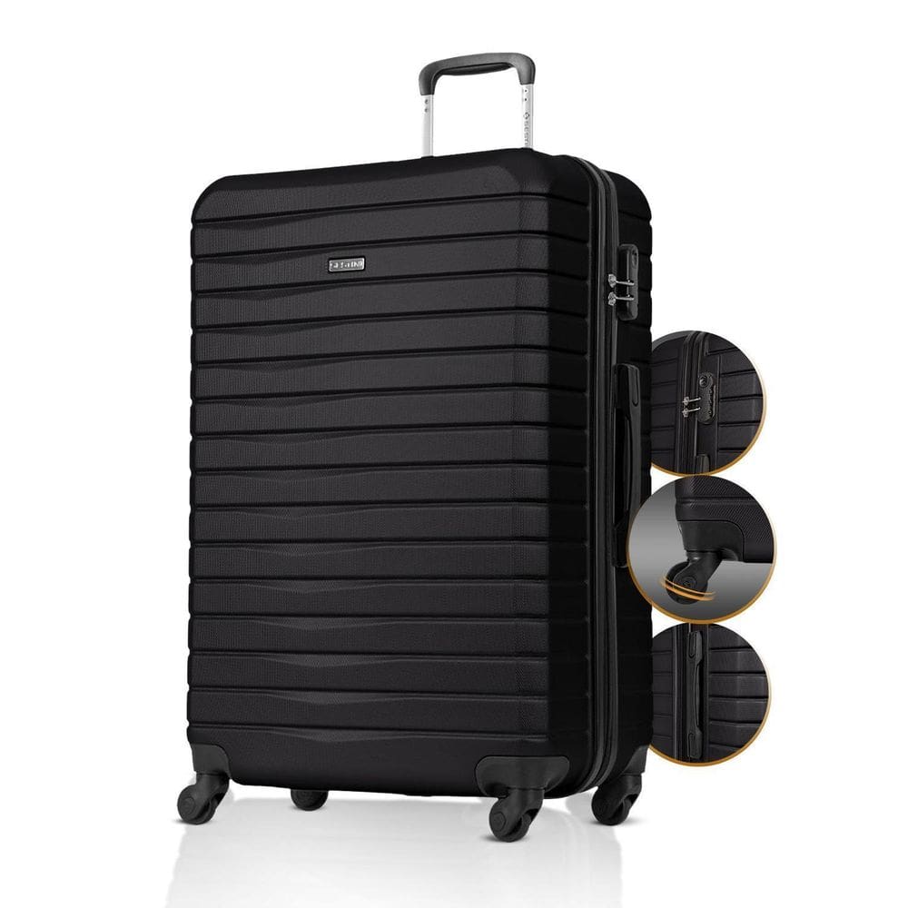 Mala Para Despachar Grande 32Kg Premium Deluxe Abs Cadeado