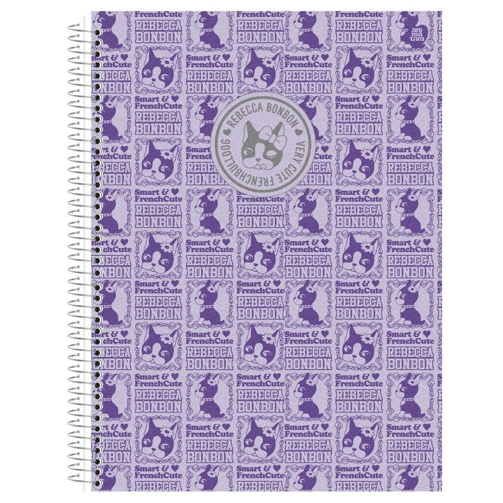 Caderno Rebecca Bonbon Universitário 1 Matéria 80 Folhas
