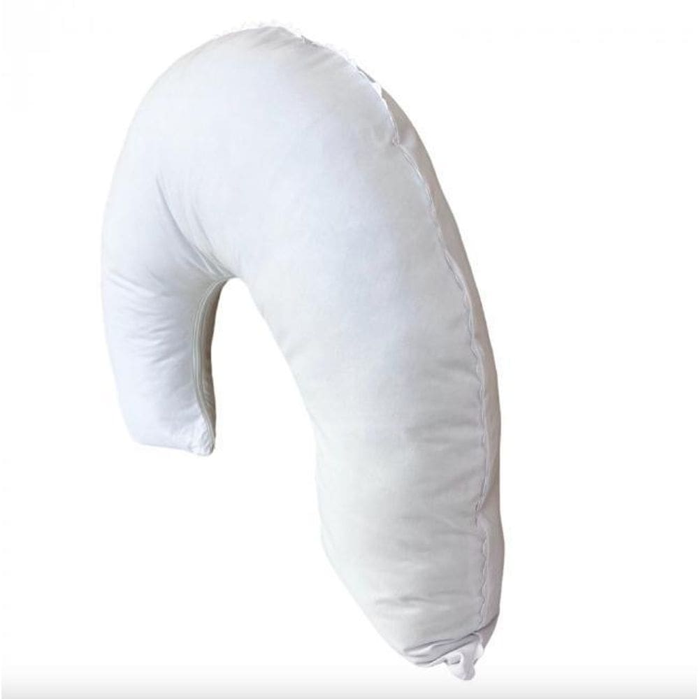 Almofada De Amamentação Para Bebê Percal Branco