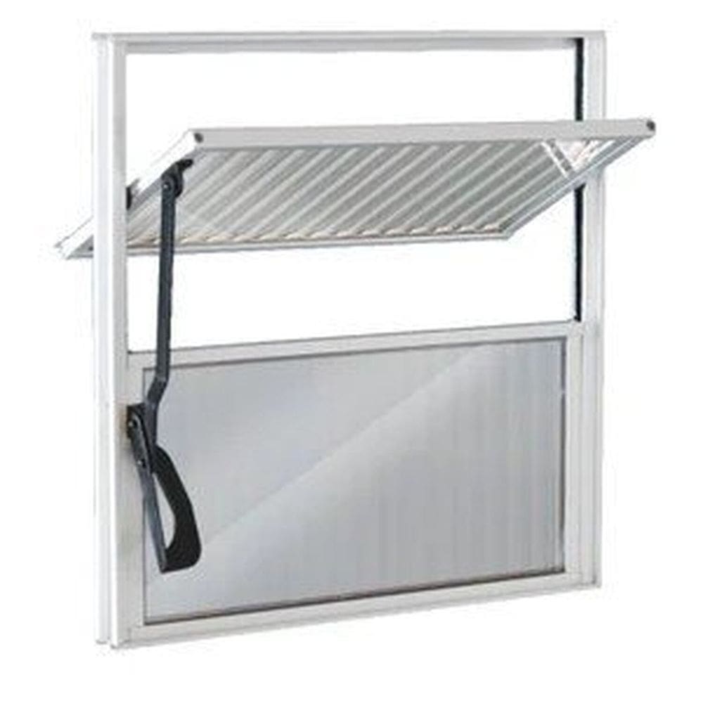 Janela de Aluminio Basculante 40x40cm Ecosul Natural