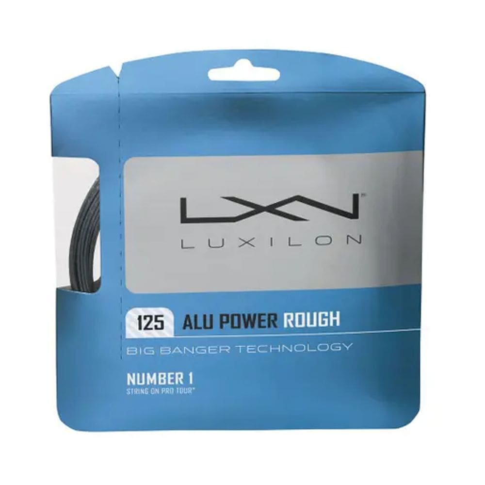 Set de Corda para Raquete de Tênis Luxilon Alu Power Rough Cinza 1.25m