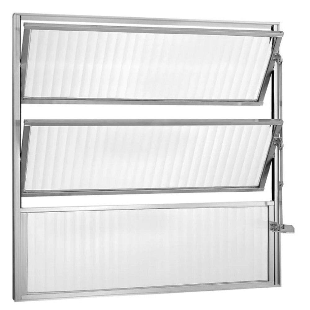 Janela de Aluminio Basculante 60x40cm Ecosul Branco