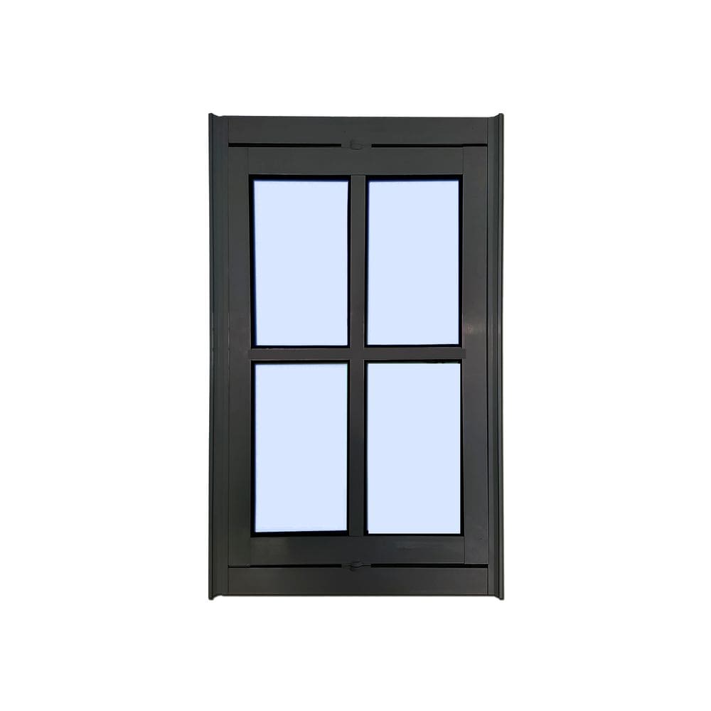 Vitro Pivotante Quadriculado Preto 100x60 Linha 25