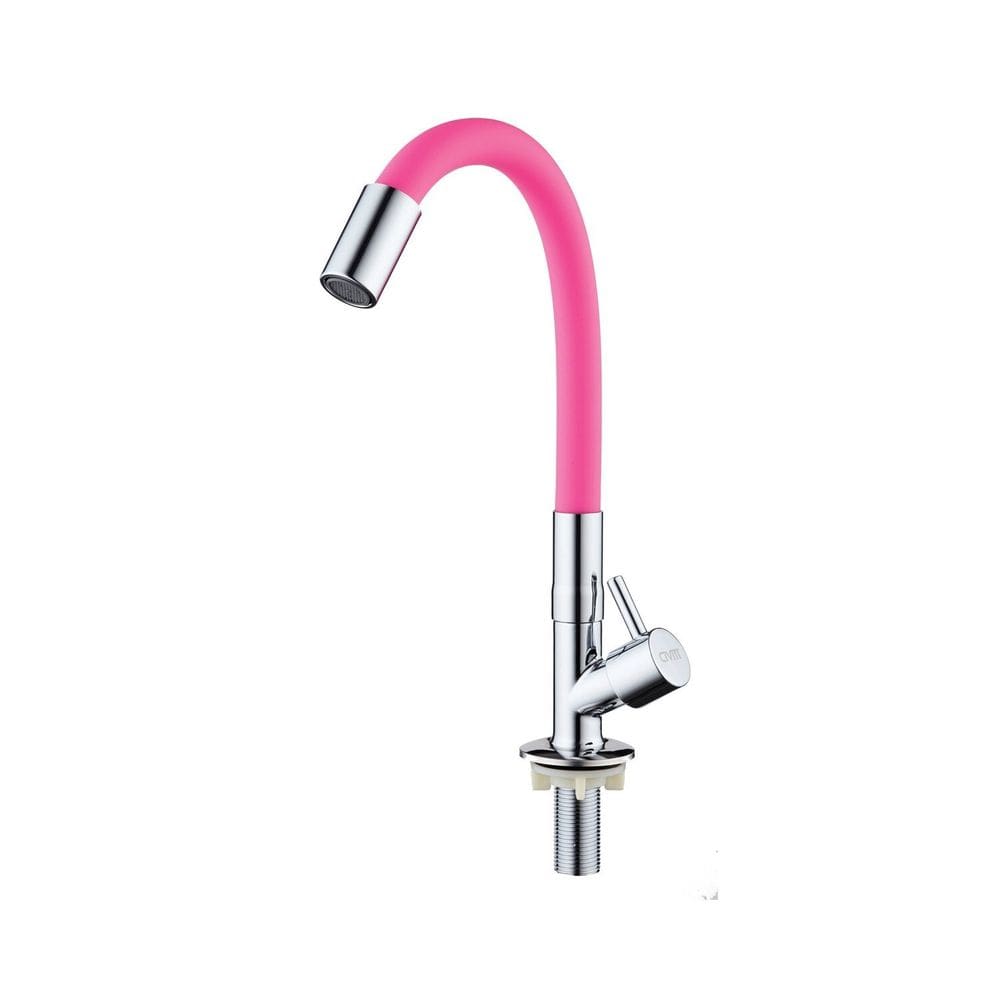 Torneira Bancada Flexivel em Metal, Alta Qualidade Rosa