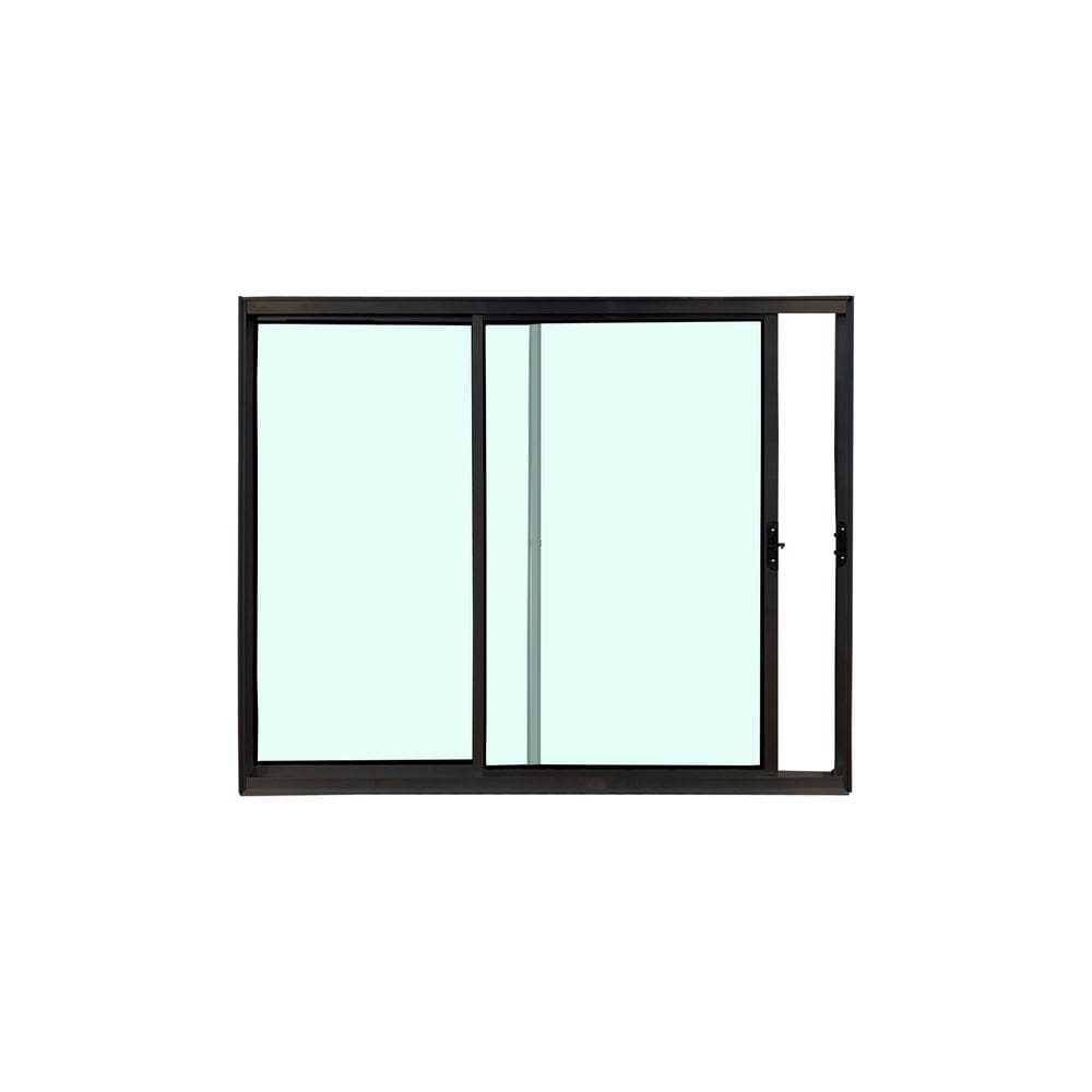 Janela 2 Folhas Preto 100x120 Linha 18 Esmeralda