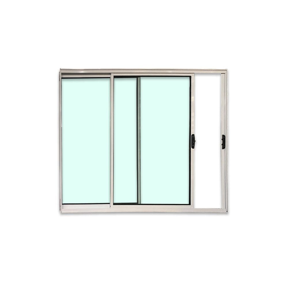 Janela 2 Folhas Branco 100x120 Linha 18 Esmeralda
