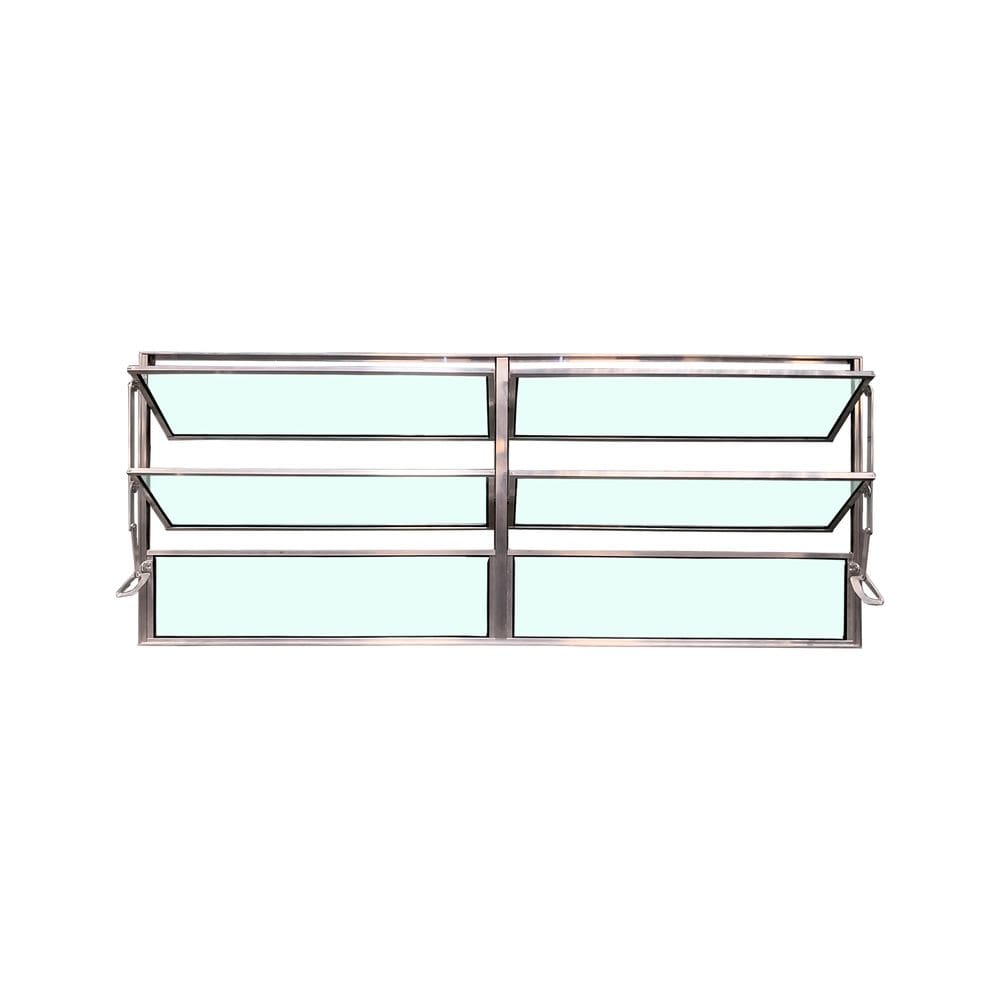 Vitro Basculante 2 Seções Brilhante 60x150 Linha Esmeralda Vidro Liso
