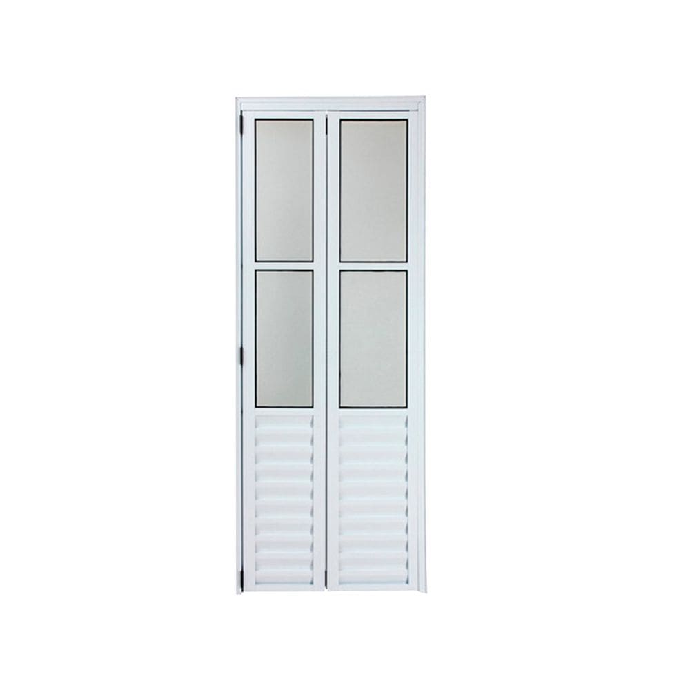 Porta Camarão Com Vidro Branco E 210x100 Linha 25 Esmeralda