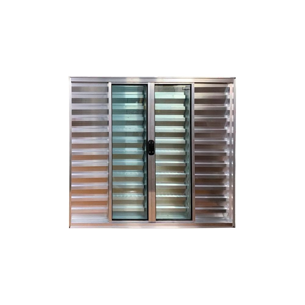 Veneziana 6 Folhas Brilhante 120x200 Linha 18 Esmeralda