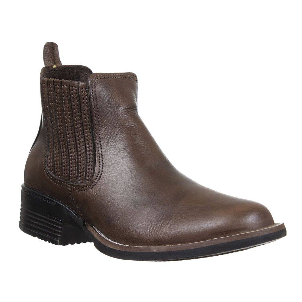 Botina Masculina Bretão Marrom 35299