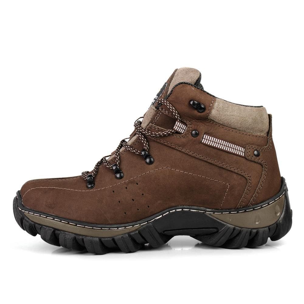 Bota Bell Boots Adventure Masculina Couro Conforto Nobuck