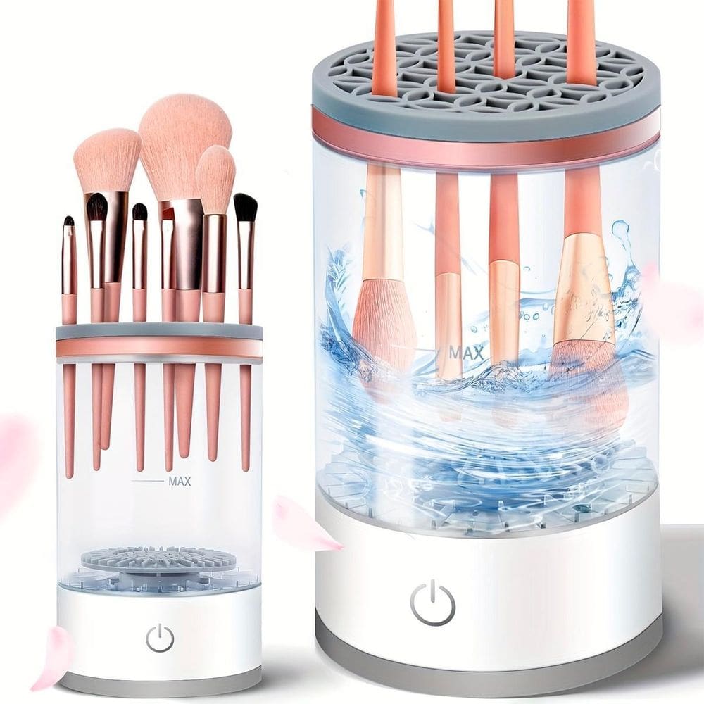 Limpador Elétrico Automático Para Pincéis De Maquiagem