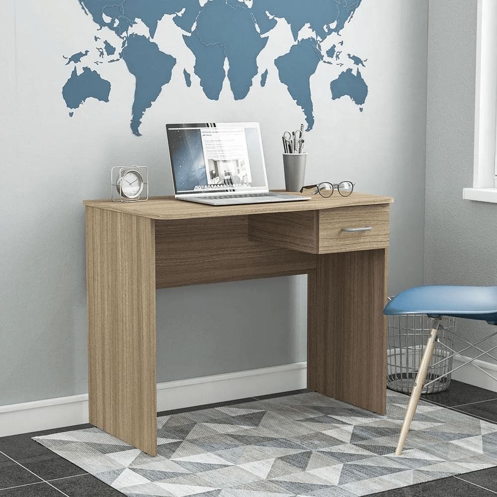 Mesa Arapei Mdp Castanho Uv Tex - Politorno