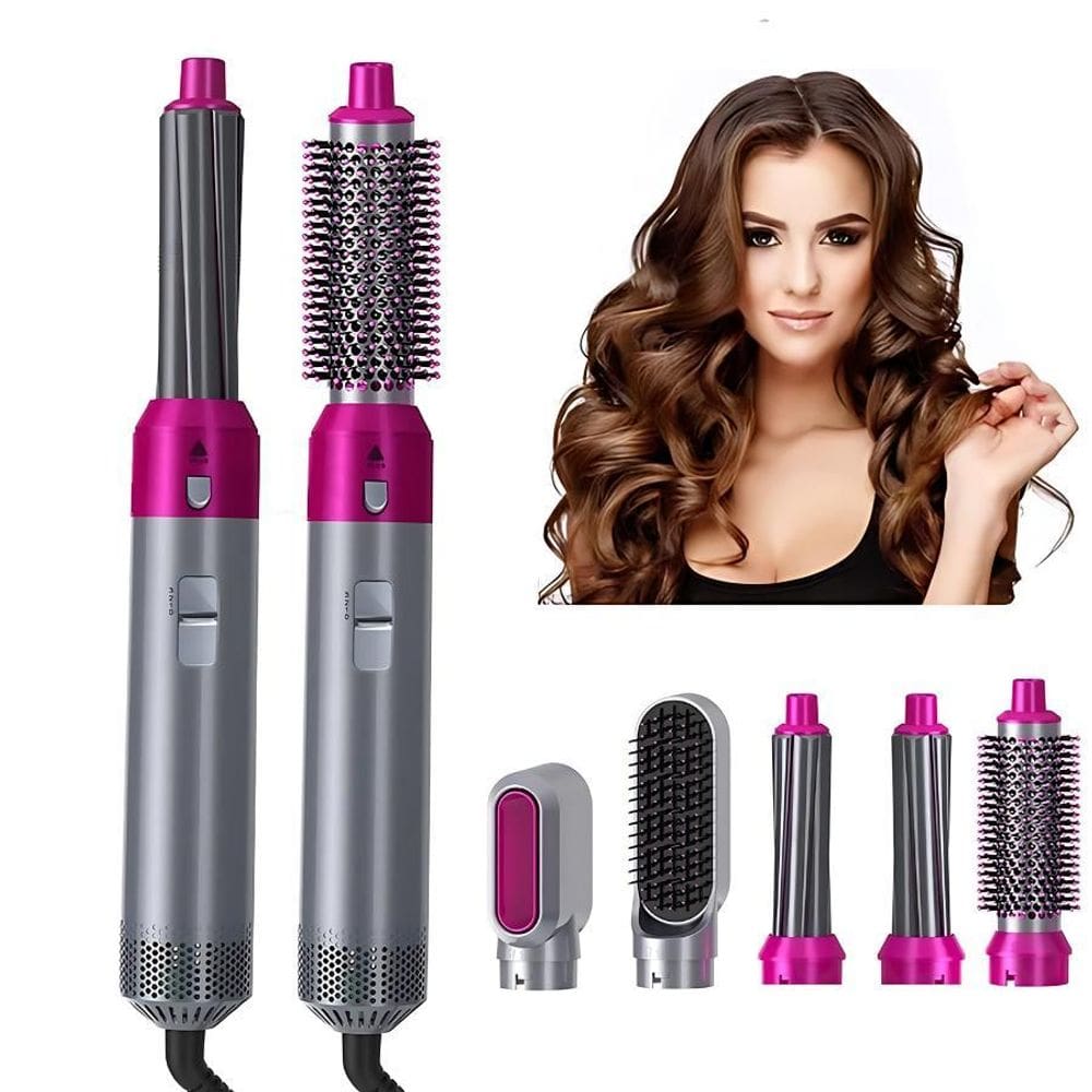 Escova Modeladora 5 Em 1 Com Secador De Cabelo 220V