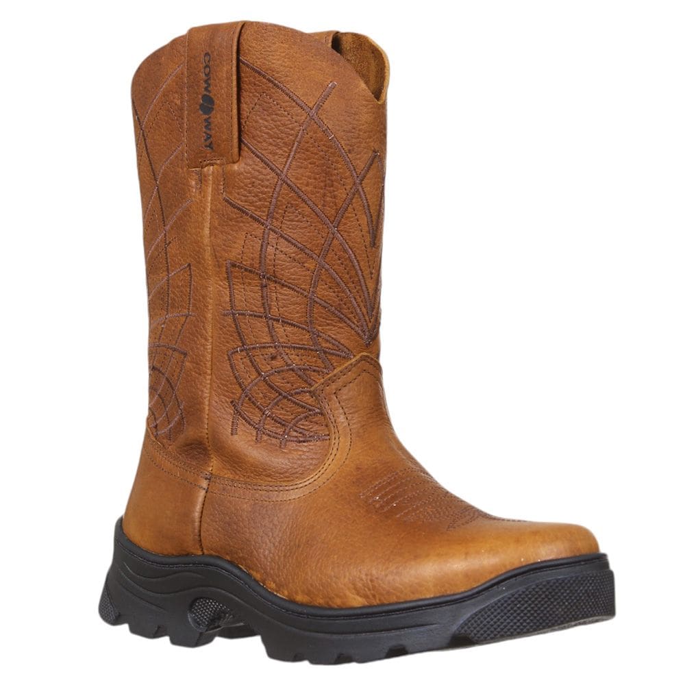 Bota Masculina Bico Redondo Marrom Cow Way 36684