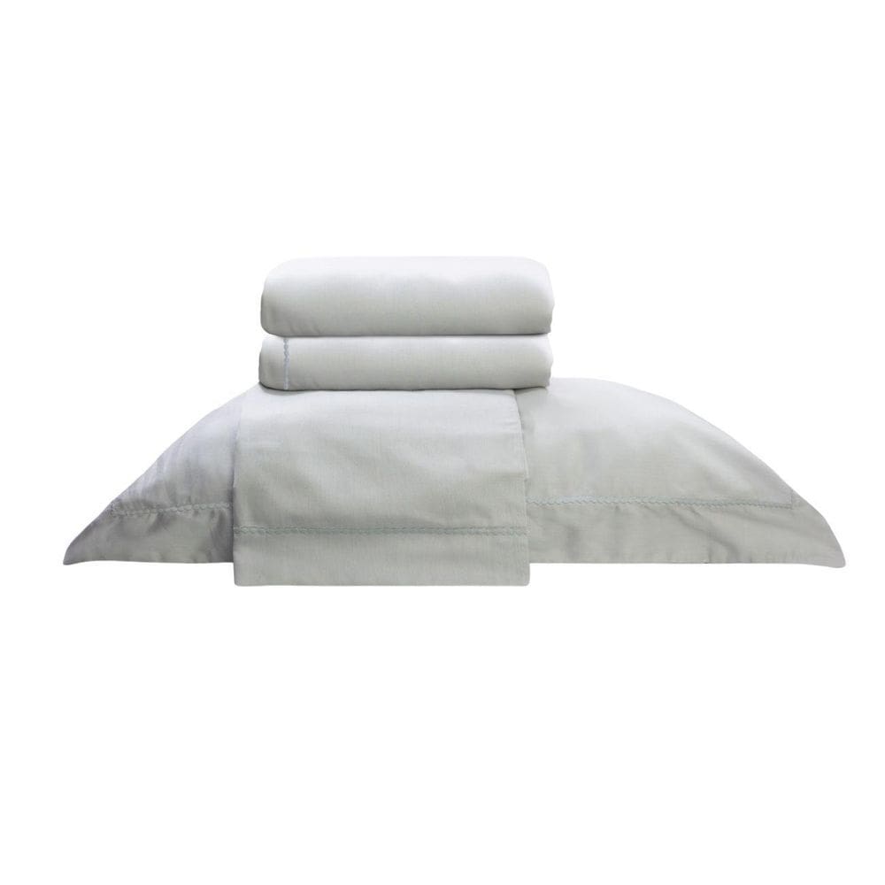 Jogo De Cama King Bordado 300 Fios Neo Elements 4Pç 100%Alg