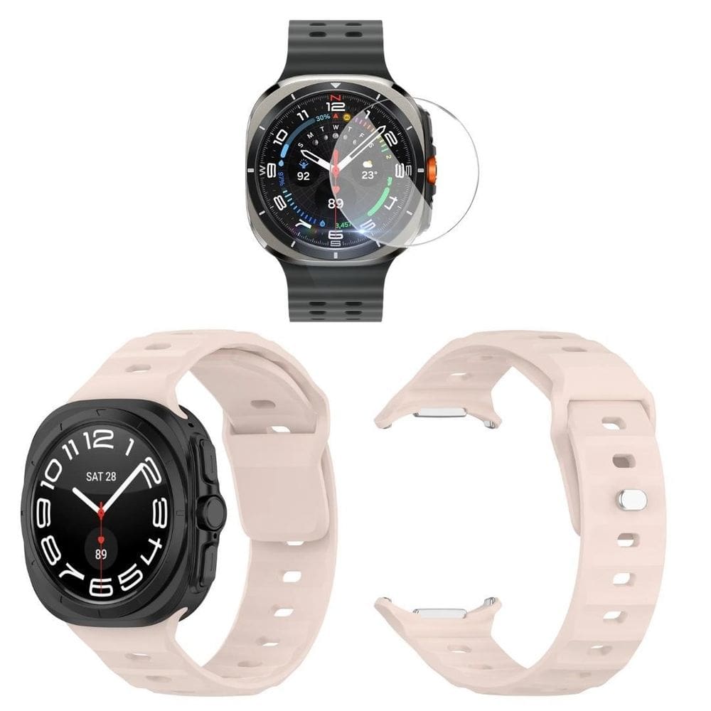 Pulseira Silicone Exclusiva Para Watch Ultra 47Mm + Vidro