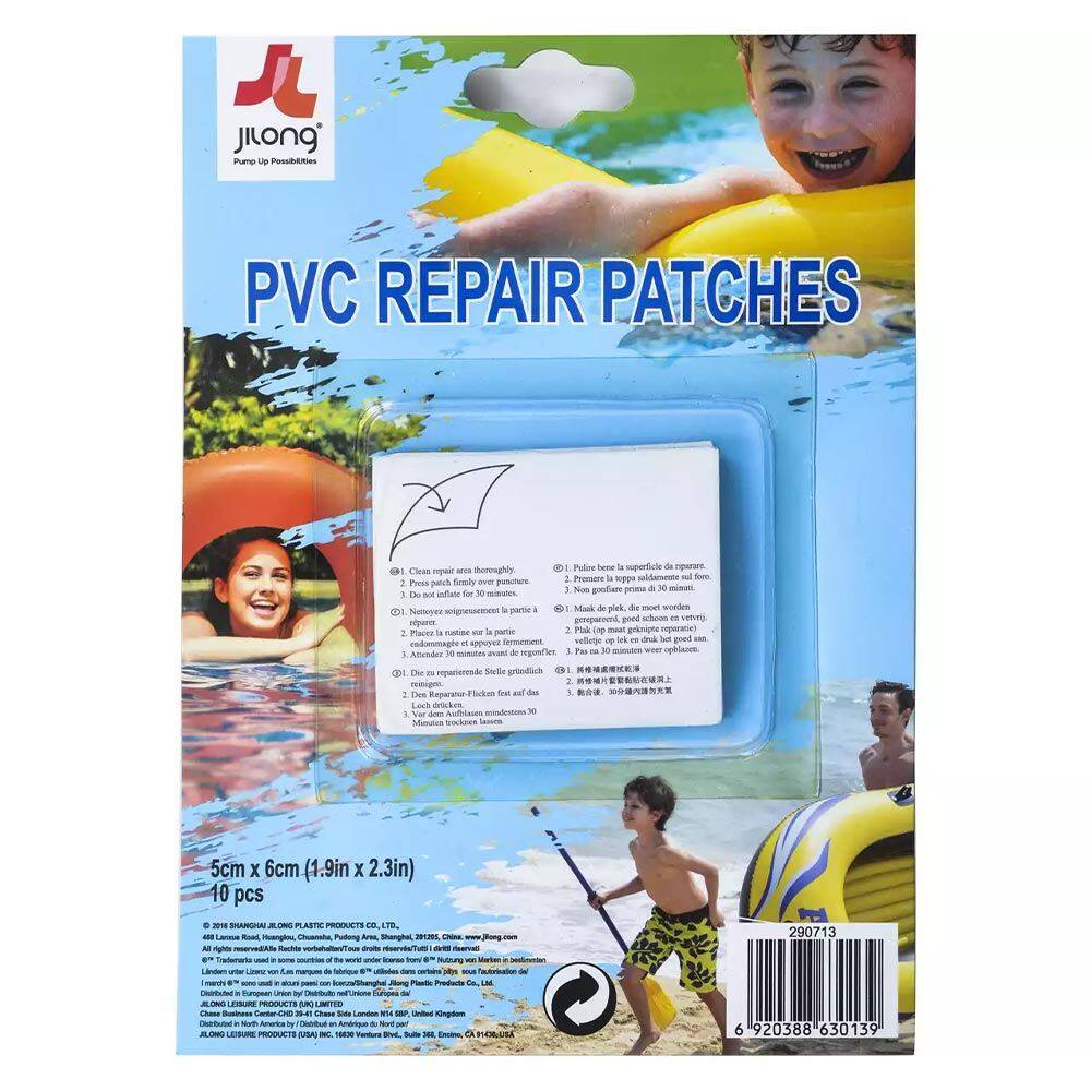 Kit de Reparo 10 Adesivos para Piscina ou Colchão Inflável Jilong