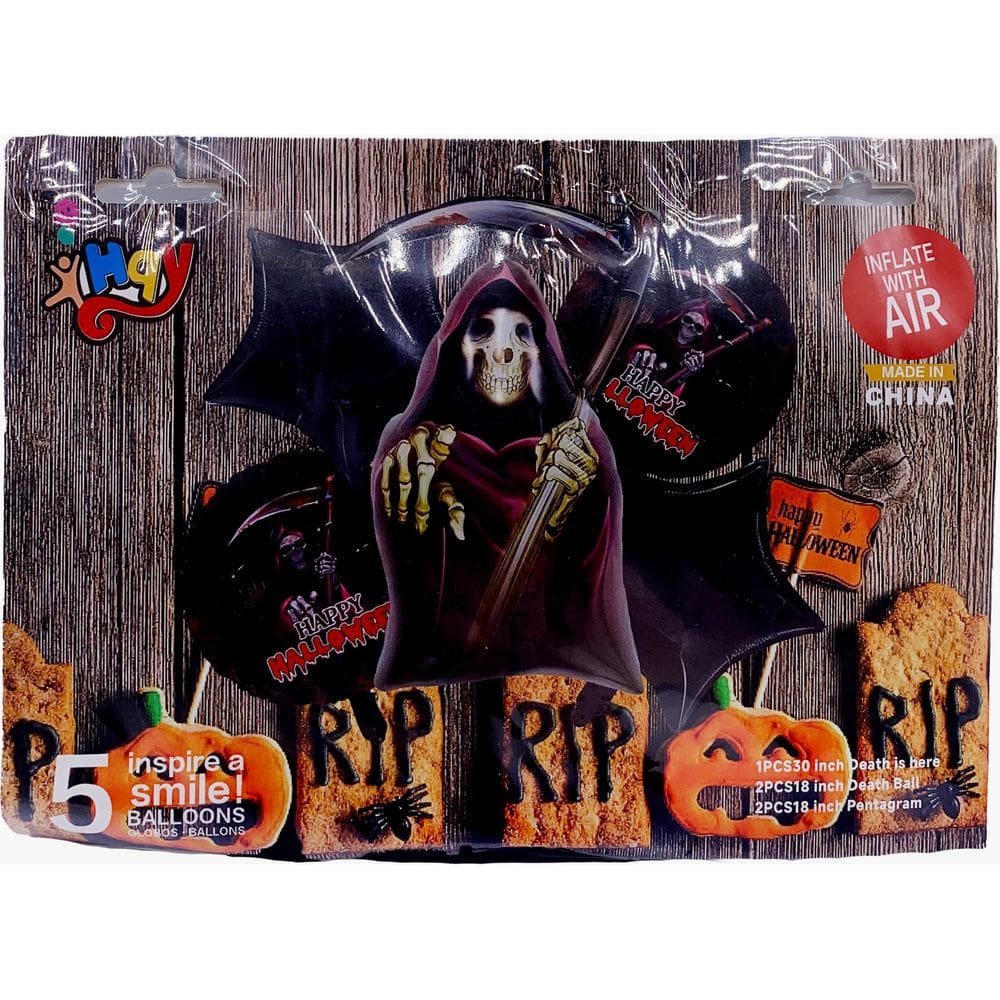 Balão Festa Halloween 5 (1 Kit De Balões Com 5 Unidades)