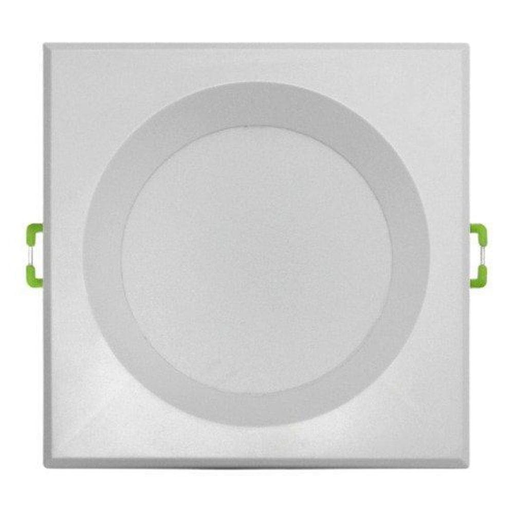 Luminária Kian Quadrada Led Embutir Confort 9W 4000K - Luz N