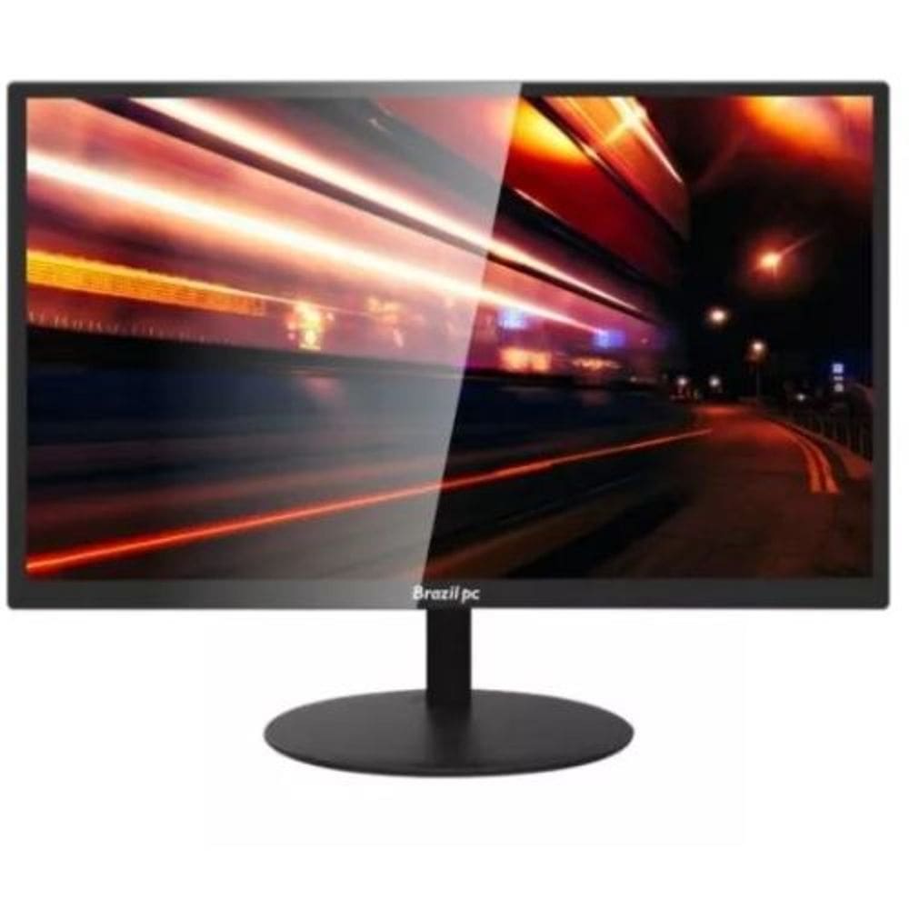 Monitor Led 20” Brazilpc 20wr Hdmi/vga/vesa Preto Bpc-20wr 75hz