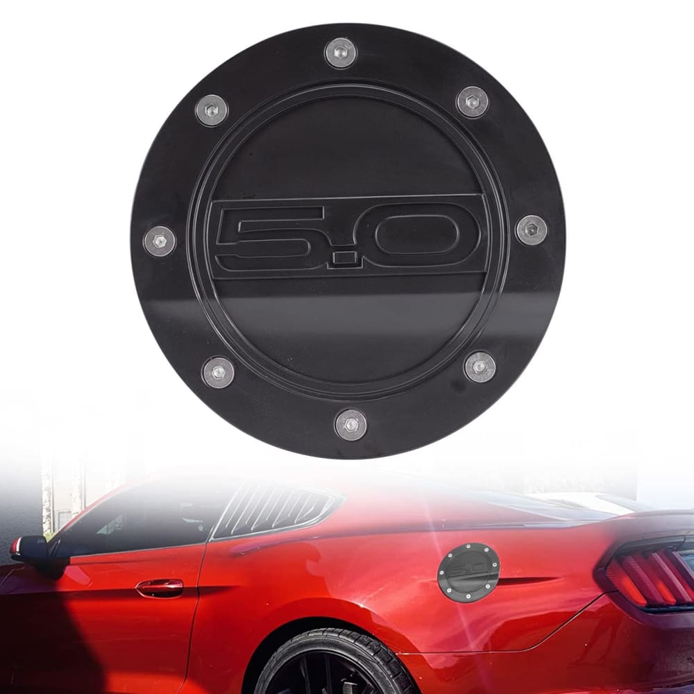 Gas Cap Ford Mustang Preto Capa Tampa do Combustível GT 5.0